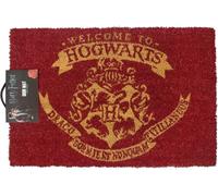Tapis de porte officiel Harry Potter Welcome To Hogwarts NS4914 (taille unique) (Rouge)