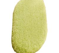 Tapis de Porte Ovale Antidérapant Tapis de Porte Intérieur Absorption d'Humidité Doux Confortable Tapis de Salle de Bain pour Cuisine Chambre Vert 40x60cm/15.7x23.6in (Forme Ovale)