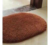Tapis de Porte Ovale Antidérapant Tapis de Porte Intérieur Absorption d'Humidité Doux Confortable Tapis de Salle de Bain pour Cuisine Chambre Café 40x60cm/15.7x23.6in (Forme Ovale)