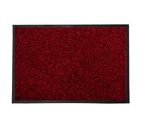 Tapis de Porte Paillasson d'entrée Brasil Rouge foncé 90 x 150 cm