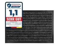 Tapis de Porte Paillasson d'entrée Dura Anthracite 100 x 150 cm