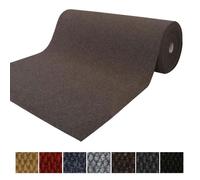 Tapis de Porte Paillasson d'entrée Hong Kong Marron 100 x 100 cm