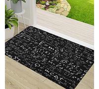 Tapis de Porte Paillasson d'Entree Interieur et Extérieur Tapis,Einstein Blackboard Équations physiques et formules Physique Théorie Mathématiques,Antidérapant et Absorbant Tapis pour Chambre 50x80cm