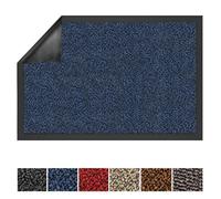 Tapis de Porte Paillasson d'entrée SKY Bleu 90 x 150 cm