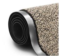 Tapis de Porte Paillasson d'entrée SKY Performa Noir-moutarde 60 x 180 cm