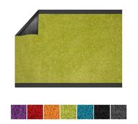 Tapis de Porte Paillasson d'entrée Use&Wash Vert citron 200 x 100 cm