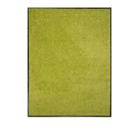 Tapis de Porte Paillasson d'entrée Use&Wash Vert citron 90 x 120 cm