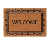 Tapis de Porte Paillasson Entrée Naturel 40x60 cm Fibre de Coco Touffeté vidaXL
