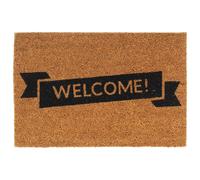 Tapis de Porte Paillasson Entrée Naturel 45x75 cm Fibre de Coco Touffeté vidaXL