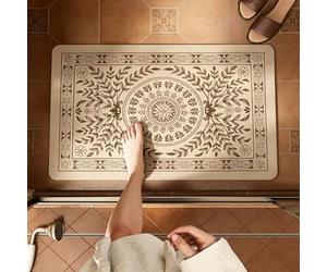 Tapis de porte,tapis de bain doux et absorbant,tapis de buanderie à séchage rapide pour baignoire,sol de cuisine,alimentation pour animaux domestiques,couloir,passage,cuisine,salle(60x90cm)
