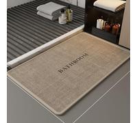 Tapis de Porte, Tapis Salle de Bain Antiderapant Doux Absorbant l'eau, Cuisine, Séchage Rapide Lavable，Tapis d'alimentation(D,45x70cm)
