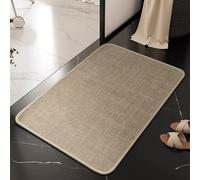 Tapis de Porte, Tapis Salle de Bain Antiderapant Doux Absorbant l'eau, Cuisine, Séchage Rapide Lavable，Tapis d'alimentation(E,40x60cm)