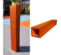 Tapis de poteau de basket-ball carré robuste de 45,7 x 45,7 cm, coussin de sécurité pour poteaux de 10,2 x 10,2 à 20,3 x 20,3 cm - Parfait pour les gymnases, garages, caves - Équipement de protection