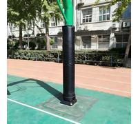 Tapis de poteau de basket-ball d'extérieur résistant aux intempéries pour une utilisation par tous les temps, couverture de poteau de garage, idéale pour les terrains de basket-ball et les sous-sols