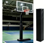 Tapis de poteau de basket-ball épais de 121,9 cm de haut, protection carrée absorbant les chocs, housse enveloppante résistante aux UV pour terrains et cerceaux de maison
