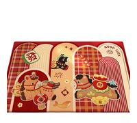 Tapis de pour sol pour zodiac pour cheval 70x45cm Polyester Festif(D) | Fabriqué en polyester pour robuste, résiste pour trafic piéton intense, reste fonctionnel visuellement attrayant saison