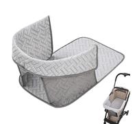 Tapis de poussette pour animal domestique - Doublure amovible antidérapante lavable imperméable pour chat chiot promenade en plein air accessoire de voyage