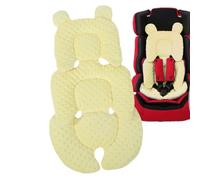 Tapis de poussette pour tout-petit, insert de siège d'auto pours tout-petit,Coussin d'insertion douxs pour poussette pour tout-petits, doublures respirante - Chaise haute pour,