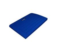 Tapis de pratique avec chaussures - SVELTUS - Pliable bleu 140x60 cm - Lavable et résistant