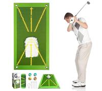 Tapis de pratique de golf, tapis de balançoire de golf | Tapis de golf en caoutchouc de balançoire de précision,Mesure de la direction de la marque de grève Tapis de conduite antidérapant R
