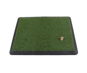 Tapis de Pratique de Golf, Velours, Portable et antidérapant, pour Jardin, Cour, Bureau, Utilisation intérieure et extérieure, Gazon d'ingénierie Durable 44,4 x 34 cm