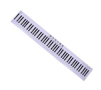 Tapis de Pratique Piano 88 Touches pour Débutants, Guide Notes | PVC Double Laminage, Étanche et Résistant aux Déchirures, Usage Maison et Voyage, Lecture Claire
