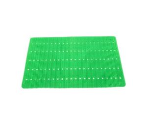 Tapis de Présentation Réfrigéré pour Viande en Silicone Vert 9 X 14 | Coussin de Maintien au Froid, pour Vitrine Réfrigérée et Stockage, Nettoyage Facile, Retrait Rapide