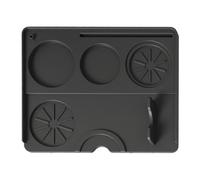 Tapis de presse à café - Station de pressage en silicone, base compacte en poudre pour comptoir de bar, cuisine, poste de travail professionnel