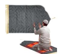 Tapis de Prière Chauffant,Coussin de Sol à Température Réglable - Natte De Prière Chauffante Électrique | pour Méditation Yoga Entraînement Jardin Siège Auto Canapé Tente Seniors Adultes