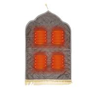 Tapis de prière chauffant, tapis confortable doux pour la peau, tapis de prière festif, tapis chauffants électriques pour la prière | Pour entraînement, yoga, méditation, siège de voiture, canapé