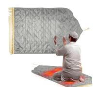 Tapis de Prière | Coussin de Sol à Température Réglable - Tapis Chauffant Électrique Pour Les Prières - Pour Yoga Méditation Jardin Siège Auto Canapé Tente Seniors Adultes Hommes Femmes