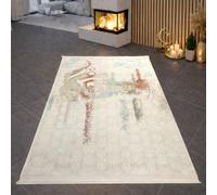 Tapis de prière moderne avec calligraphie et motif mosquée