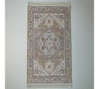 tapis de priere musulman,Tapis de prière de l’Islam avec glands,tapis de prière musulman portable de Perse pour le voyage,tapis de prière traditionnel turc à motif de médaille en velours doux épais