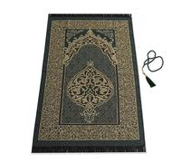 Tapis de prière musulman traditionnel, épais et rembourré, 99 perles de prière et chapeau inclus, pour hommes, femmes et enfants, sac de voyage