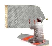 Tapis de Prière | Température Réglable Doux Pour La Peau,Tapis Chauffant Électrique Pour Les Prières | Pour Yoga Méditation Jardin Siège Auto Canapé Tente Seniors Adultes Hommes Femmes