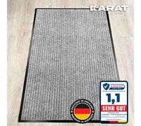 Tapis de propreté Dura Paillasson avec envers antidérapant Gris 66 x 120 cm