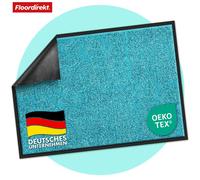 Tapis de propreté Rhine disponible en plusieurs couleurs et tailles Turquoise 60 x 90 cm