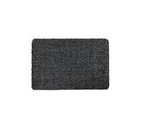 Tapis de propreté ultra absorbant antidérapant Coton Polyester 40x60 cm Noir