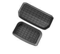 Tapis De Protection Avant Et Arrière en TPE pour Tesla pour Model Y 2024 Bac de Coffre(Front and Rear 2pcs)