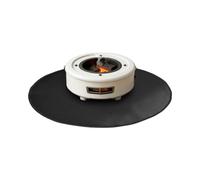 Tapis de protection contre la chaleur, support ignifuge, résistant à la | 76 cm - Couverture sous barbecue pour barbecue d'extérieur - Résistant à l'huile - Étanche - Accessoire de barbecue