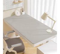 Tapis De Protection De Bureau 5 Couleurs, Tapis D'écriture Imperméable Épaisseur 3.5mm, Antidérapant Et Ne Bouge Pas, Résistance Aux Hautes Températures, Tapis De Clavier Et Souris(Gray,40x80cm)