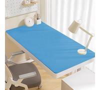 Tapis De Protection De Bureau 5 Couleurs, Tapis D'écriture Imperméable Épaisseur 3.5mm, Antidérapant Et Ne Bouge Pas, Résistance Aux Hautes Températures, Tapis De Clavier Et Souris(Blue,60x140cm)