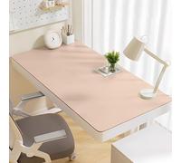 Tapis De Protection De Bureau 5 Couleurs, Tapis D'écriture Imperméable Épaisseur 3.5mm, Antidérapant Et Ne Bouge Pas, Résistance Aux Hautes Températures, Tapis De Clavier Et Souris(Pink,40x120cm)