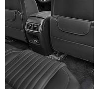 Tapis de Protection de Siège Arrière de Voiture pour Cupra Ateca/Born/Formentor/Leon/TCR/E-TCR, PU pour Coussin Anti-Coup de Pied pour Siège D'auto,- Black