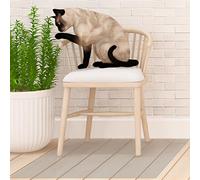 Tapis de Protection de Sol 130 x 180 cm Protection Contre Les Rayures Transparent Antidérapant PVC Mat Résistant à La Chaleur Durable pour Parquet, Sols Durs, Table, Couleur Transparente