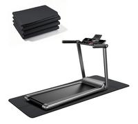 Tapis de protection de sol, pliable, 183 x 61 cm, 6 mm, en PVC, pour tapis de course, vélo d'appartement et équipements de fitness, protège les sols contre les vibrations et le bruit, antidérapant et