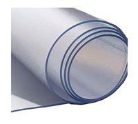 Tapis de protection de sol transparent 200 x 300 cm, en PVC de 1,5 mm, imperméable, effaçable, antidérapant, pour chaises de bureau, design givré, couverture de sol