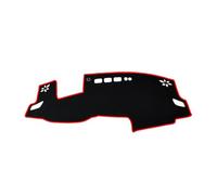 Tapis De Protection De Tableau De Bord Antidérapant pour Nissan pour X-Trail T33 2021 2022 2023 2024 2025 Housse Tableau Bord(LHD with HUD Red)