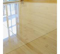 Tapis de protection de tapis transparent robuste - Chemin de table en vinyle imperméable multi-usages, anti-oxydation, tailles personnalisables, protection durable du sol