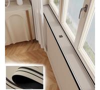 Tapis de protection doux pour rebord de fenêtre - Rembourrage décoratif de taille personnalisée pour rebords de fenêtre et baies vitrées - Coussin facile d'entretien (Style B 90 x 25 cm) - Protection